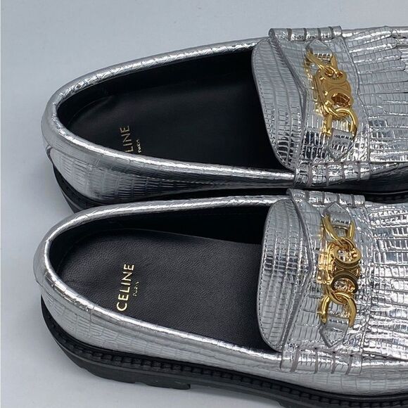 Celine Margaret Loafers With Triomphe Chain size 38 - Picture 7 of 12